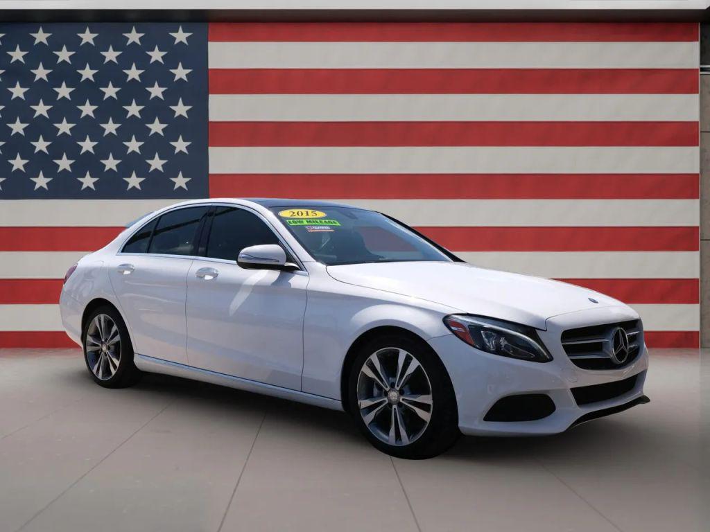used 2015 Mercedes-Benz C-Class car, priced at $12,500