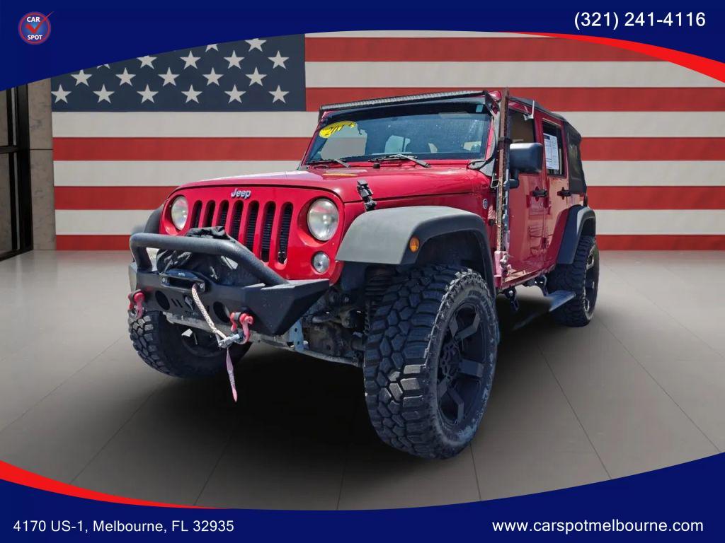 used 2014 Jeep Wrangler Unlimited car, priced at $12,988