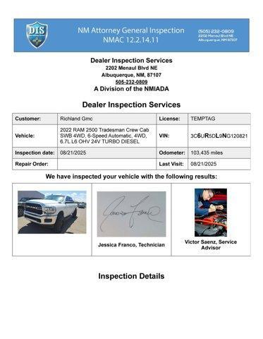 used 2022 Ram 2500 car, priced at $41,957