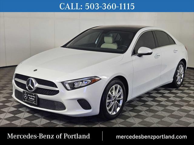 used 2021 Mercedes-Benz A-Class car, priced at $27,998