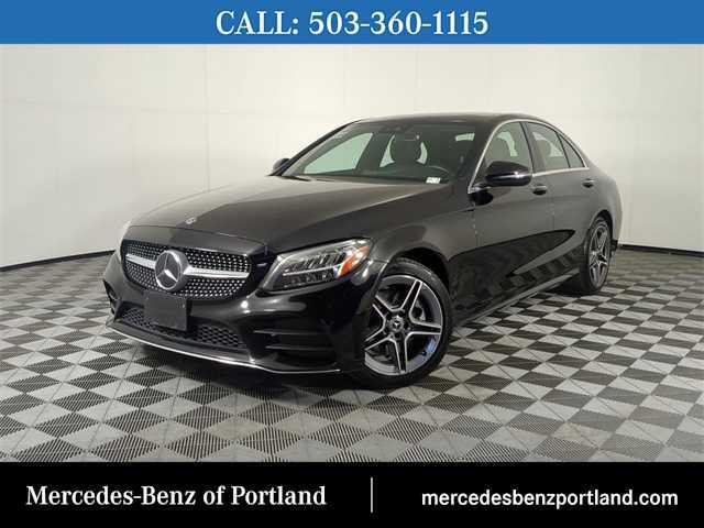 used 2021 Mercedes-Benz C-Class car, priced at $27,998