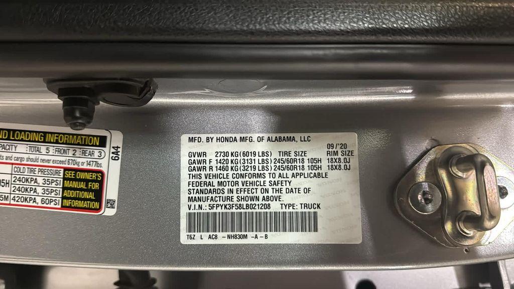 used 2020 Honda Ridgeline car, priced at $29,390