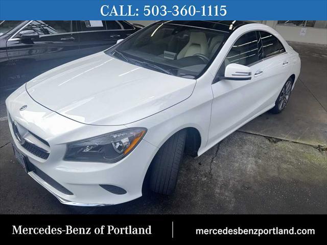 used 2018 Mercedes-Benz CLA 250 car, priced at $19,998