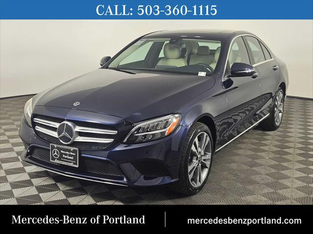 used 2021 Mercedes-Benz C-Class car, priced at $29,998