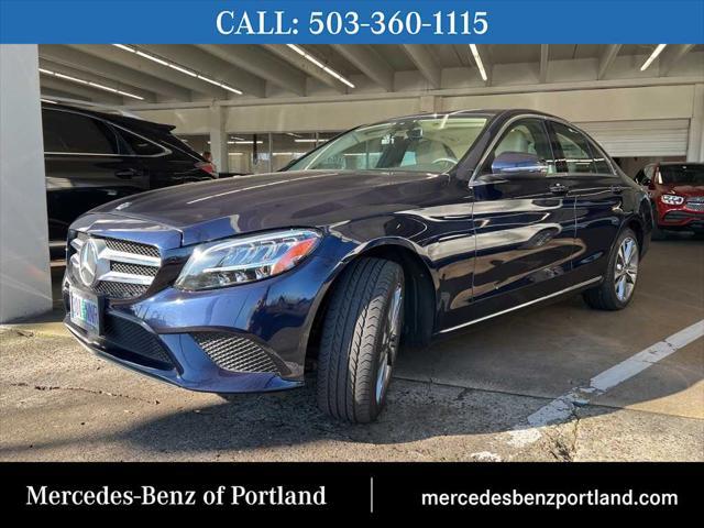 used 2021 Mercedes-Benz C-Class car, priced at $31,998