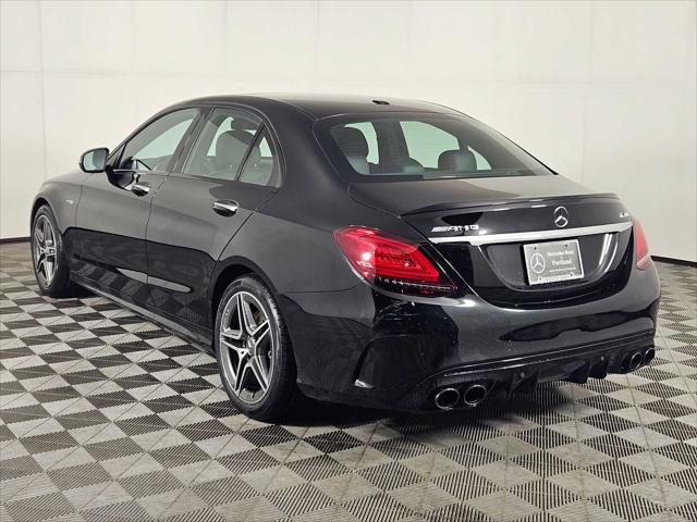 used 2021 Mercedes-Benz AMG C 43 car, priced at $38,998