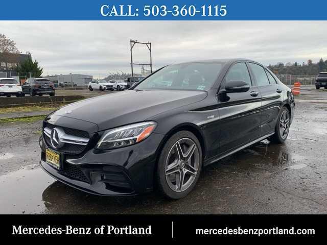 used 2021 Mercedes-Benz AMG C 43 car, priced at $41,850