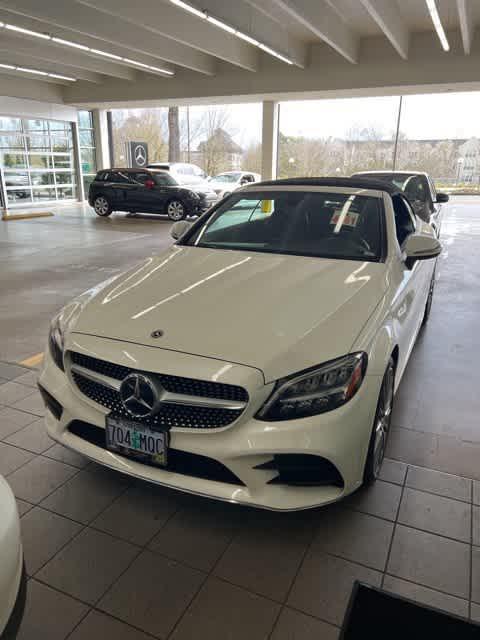 used 2021 Mercedes-Benz C-Class car, priced at $38,998