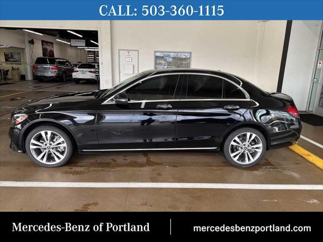 used 2021 Mercedes-Benz C-Class car, priced at $29,998