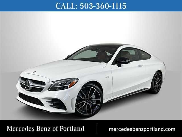 used 2022 Mercedes-Benz AMG C 43 car, priced at $49,998