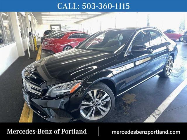 used 2021 Mercedes-Benz C-Class car, priced at $31,998