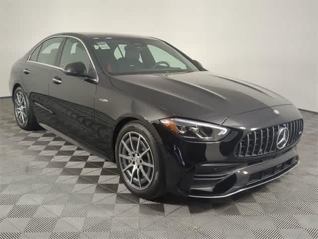 used 2025 Mercedes-Benz AMG C 43 car, priced at $61,979