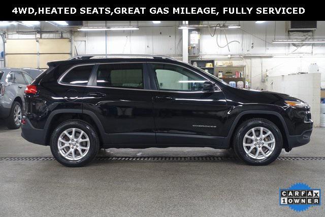 used 2017 Jeep Cherokee car, priced at $16,500