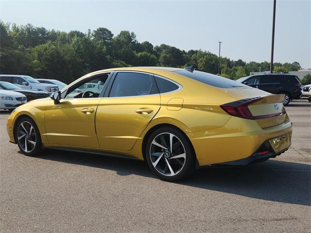 used 2021 Hyundai Sonata car, priced at $18,806