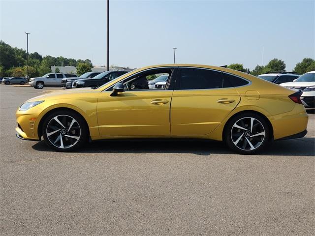 used 2021 Hyundai Sonata car, priced at $18,806