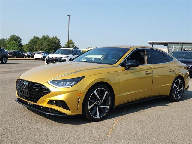used 2021 Hyundai Sonata car, priced at $18,806