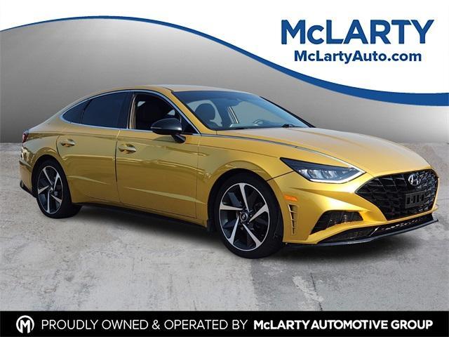 used 2021 Hyundai Sonata car, priced at $18,806
