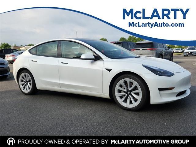 used 2023 Tesla Model 3 car, priced at $24,350