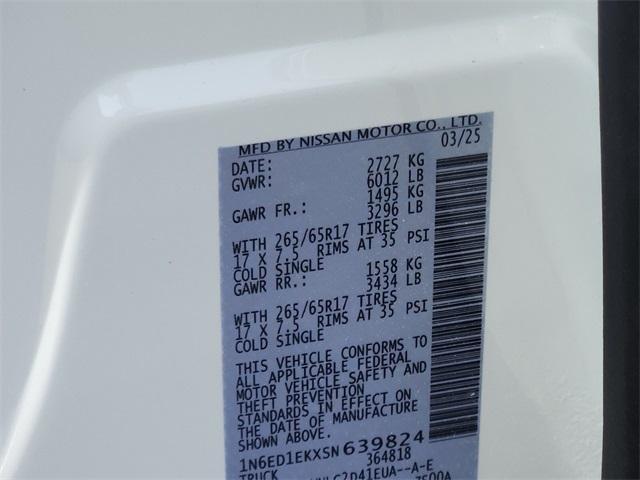 new 2025 Nissan Frontier car, priced at $39,439