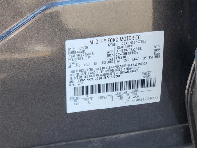 used 2020 Ford Edge car, priced at $17,338