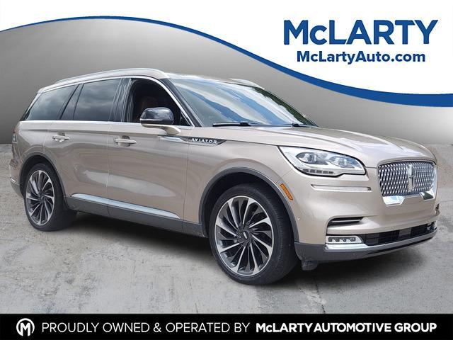 used 2021 Lincoln Aviator car, priced at $29,696