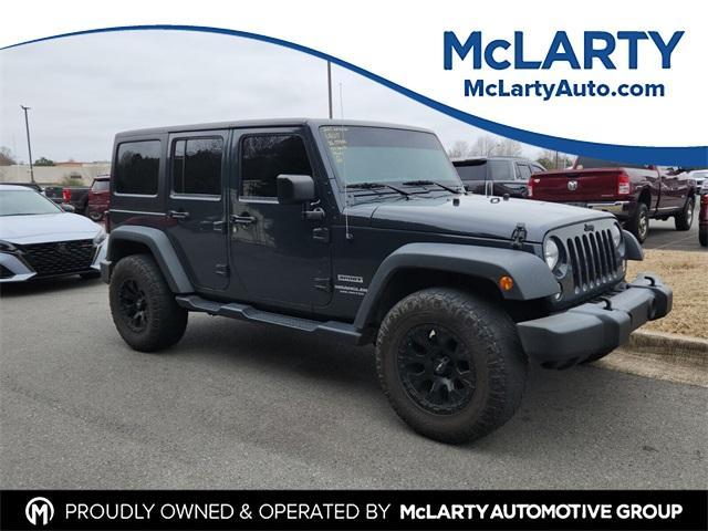 used 2017 Jeep Wrangler Unlimited car, priced at $24,461