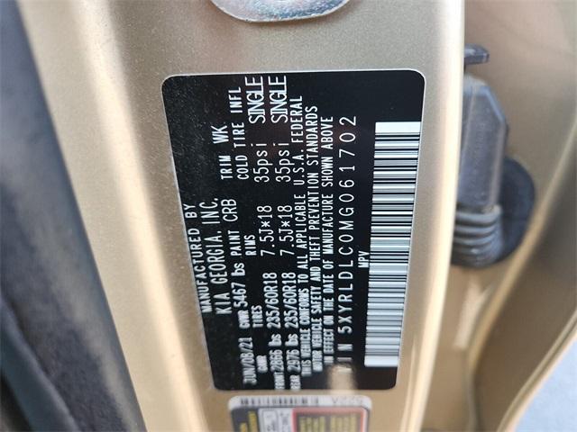 used 2021 Kia Sorento car, priced at $20,000