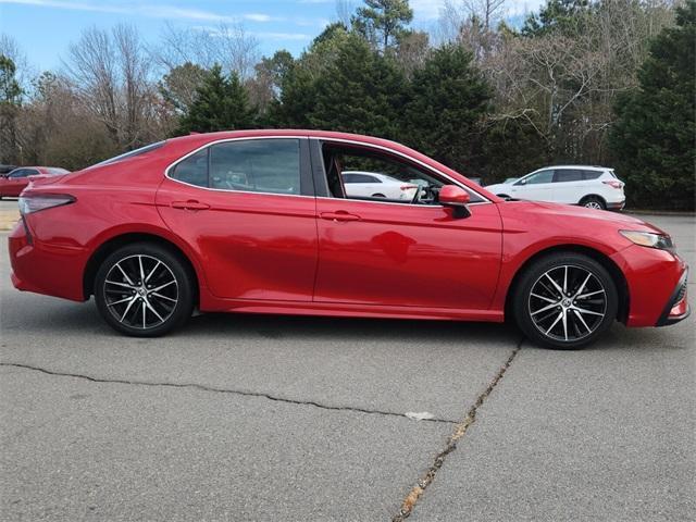 used 2021 Toyota Camry car, priced at $21,221