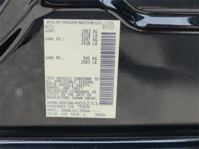 used 2022 Nissan Altima car, priced at $19,000
