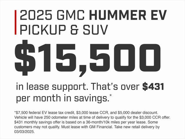 new 2025 GMC HUMMER EV SUV car, priced at $94,195