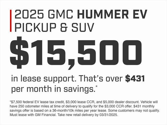 new 2025 GMC HUMMER EV SUV car, priced at $98,920