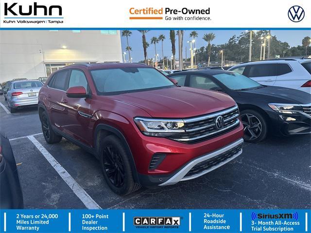used 2022 Volkswagen Atlas Cross Sport car, priced at $26,980
