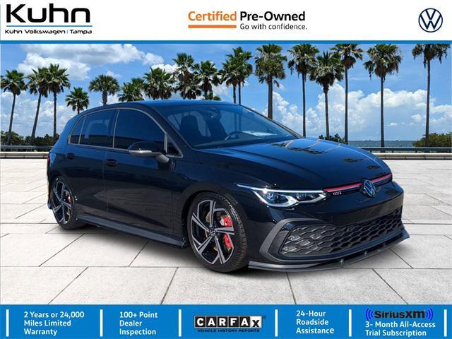 used 2024 Volkswagen Golf GTI car, priced at $32,575