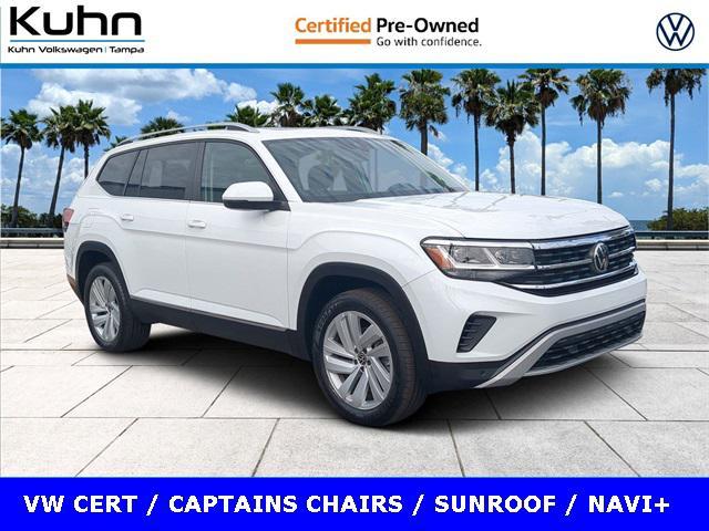 used 2021 Volkswagen Atlas car, priced at $25,975