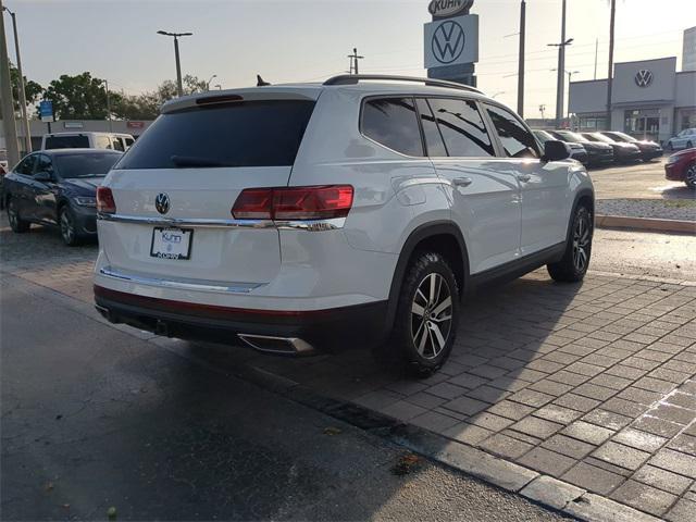 used 2021 Volkswagen Atlas car, priced at $21,625