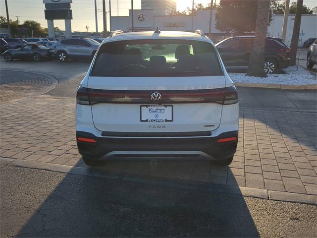 used 2025 Volkswagen Taos car, priced at $22,750