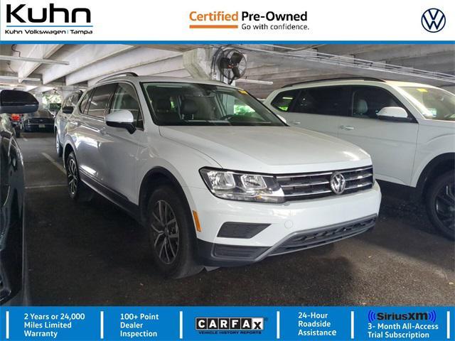 used 2021 Volkswagen Tiguan car, priced at $21,990