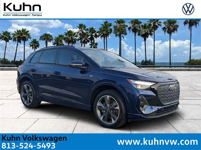 used 2023 Audi Q4 e-tron car, priced at $29,875