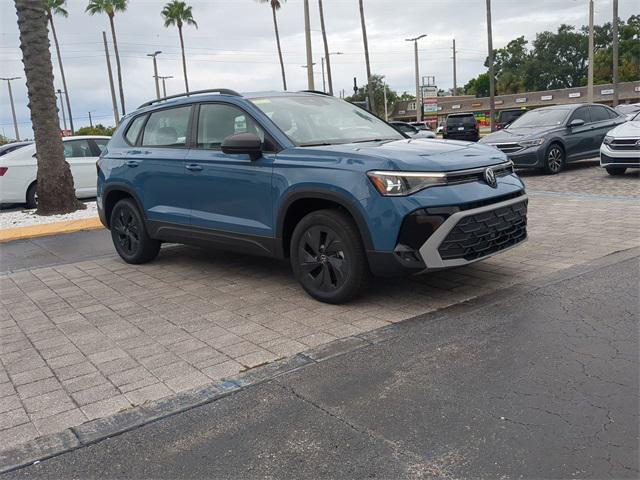 new 2025 Volkswagen Taos car, priced at $25,259