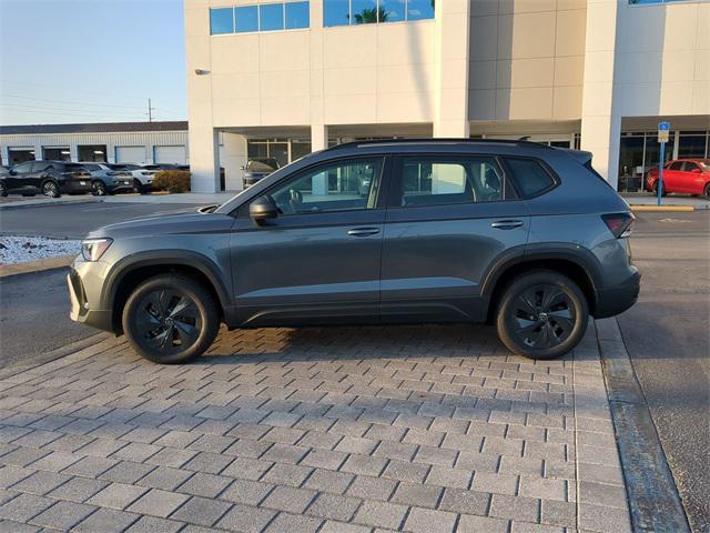 new 2025 Volkswagen Taos car, priced at $25,364