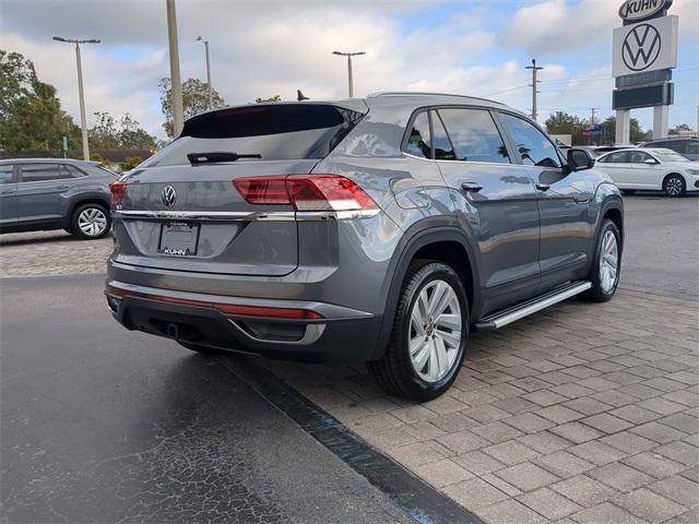 used 2021 Volkswagen Atlas Cross Sport car, priced at $25,000