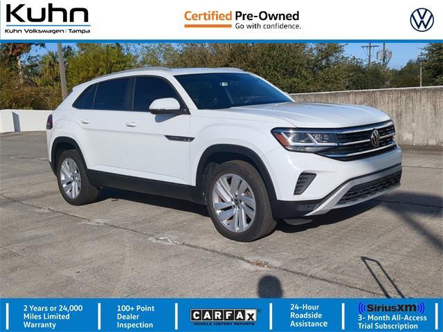 used 2021 Volkswagen Atlas Cross Sport car, priced at $26,990