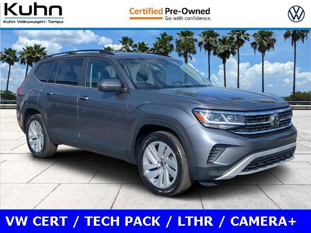 used 2021 Volkswagen Atlas car, priced at $23,975