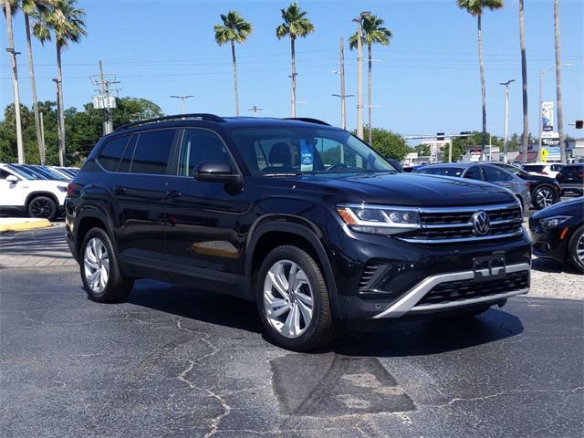 used 2021 Volkswagen Atlas car, priced at $24,500