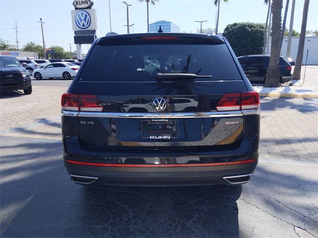 used 2021 Volkswagen Atlas car, priced at $24,500