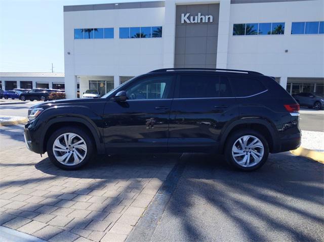 used 2021 Volkswagen Atlas car, priced at $24,500