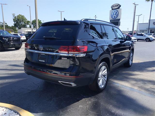 used 2021 Volkswagen Atlas car, priced at $24,500