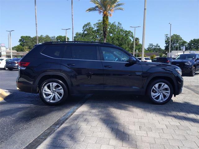 used 2021 Volkswagen Atlas car, priced at $24,500