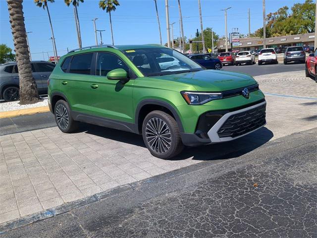 new 2025 Volkswagen Taos car, priced at $28,433