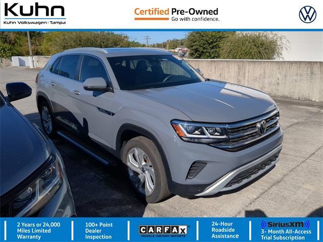 used 2021 Volkswagen Atlas Cross Sport car, priced at $25,990